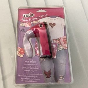 Tulip Mini Fashion Iron by Duncan Enterprises. Brand new in original packaging.